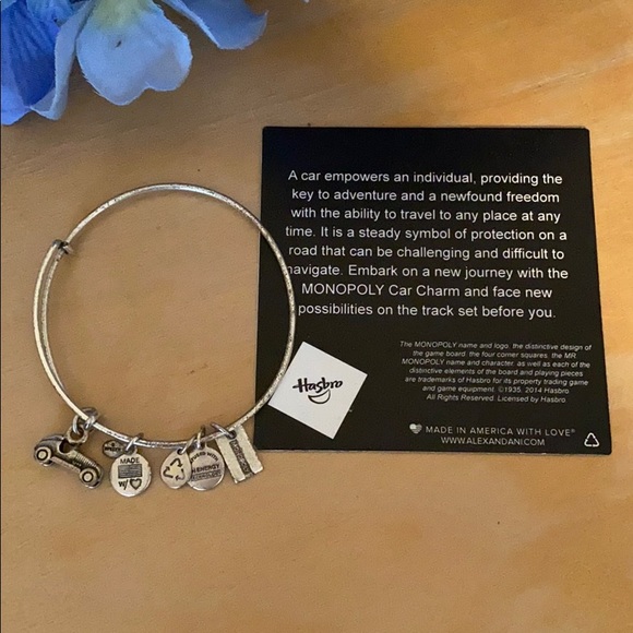 Alex and Ani Monopoly car charm bracelet - Picture 2 of 2